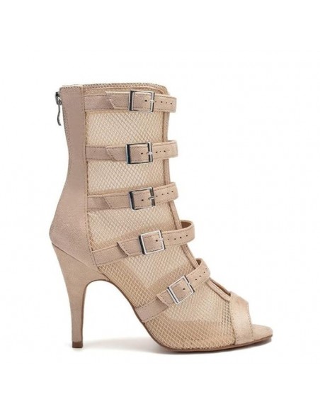 Zaira Beige Stiefeletten