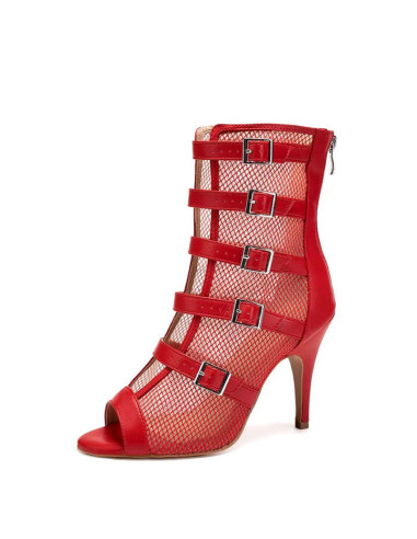 Zaira Red Dance Boots